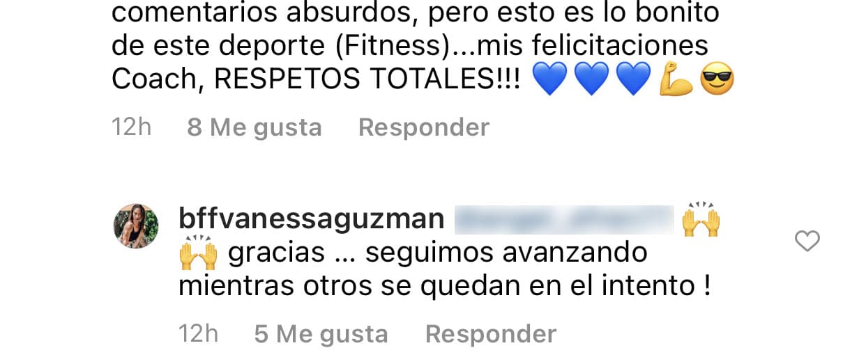 Pero entre las críticas también hubo aplausos para ella. Cierto número de seguidores le echan porras ante el esfuerzo que hace por llevar una vida y físico saludables. 
<br>