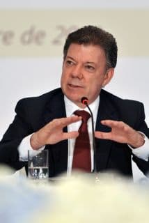 El presidente de Colombia, Juan Manuel Santos.