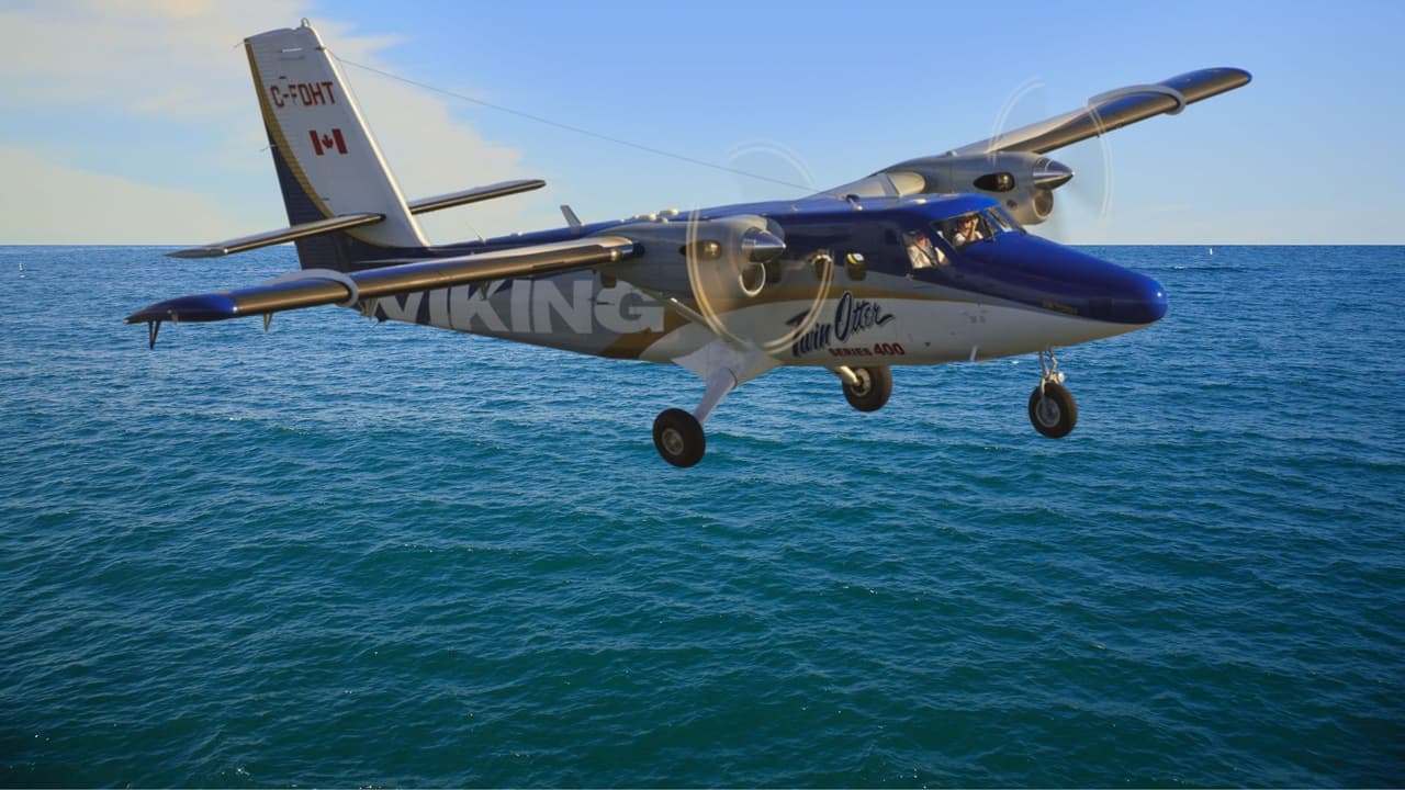 Imagen de un deHavilland DHC-6 Twin Otter sobrevolando el Océano Pacífico. Un avión similar se estrelló cerca de Half Moon Bay mientras volaba de Santa Rosa a Honolulu, según autoridades.