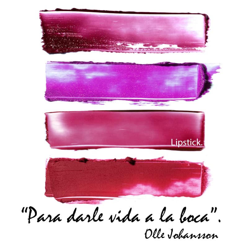 El lipstick es su arma secreta.