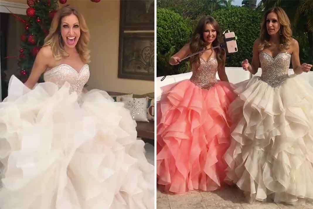 Su última travesura fue cuando Thalía visitó la ciudad de Miami para promocionar su documental "A Quinceañera Story". Ambas la pasaron bien e incluso se vistieron de quinceañeras.
