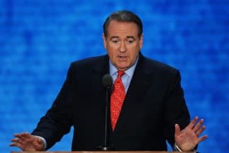 El republicano Mike Huckabee.