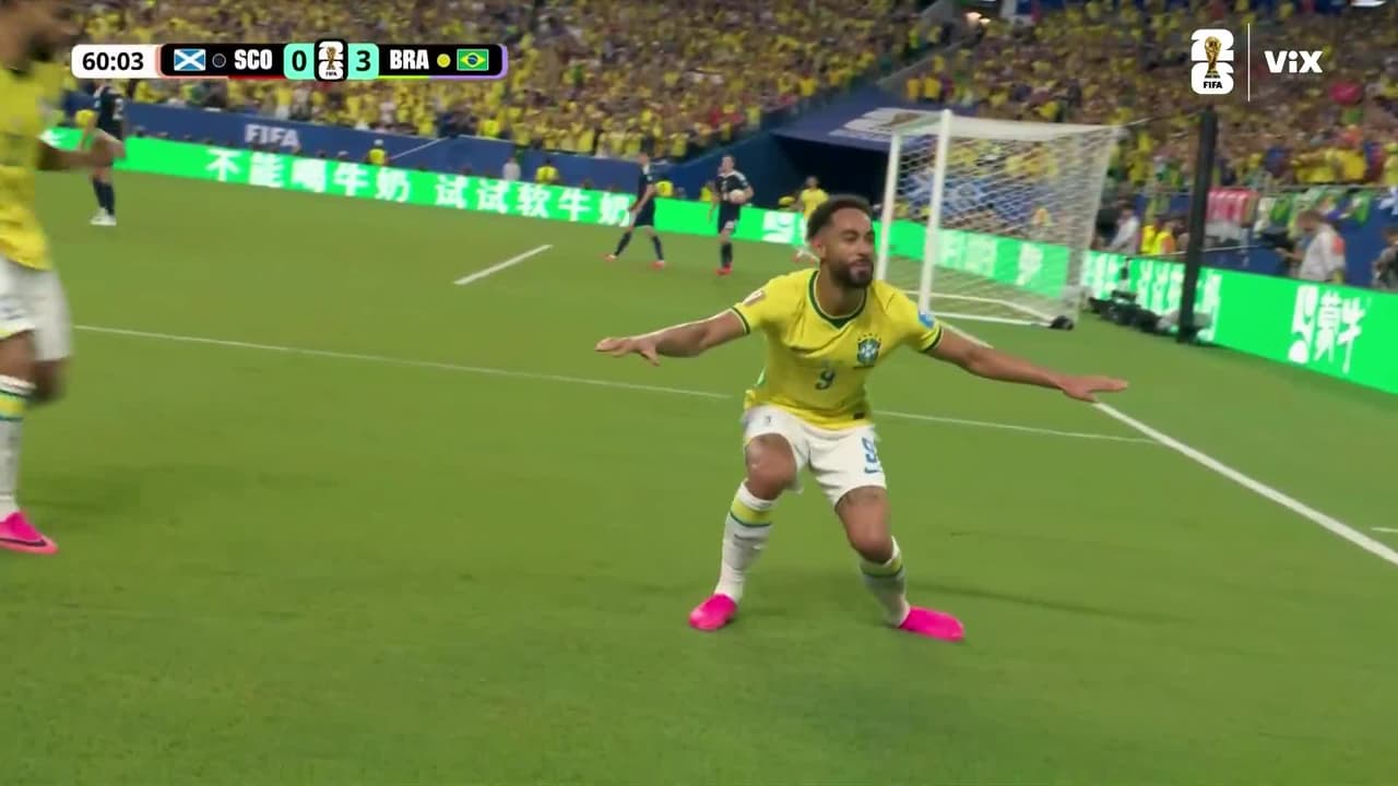 ¡Matheus Cunha y su golazo para el Scratch du Oro vs. Escocia en el Mundial!