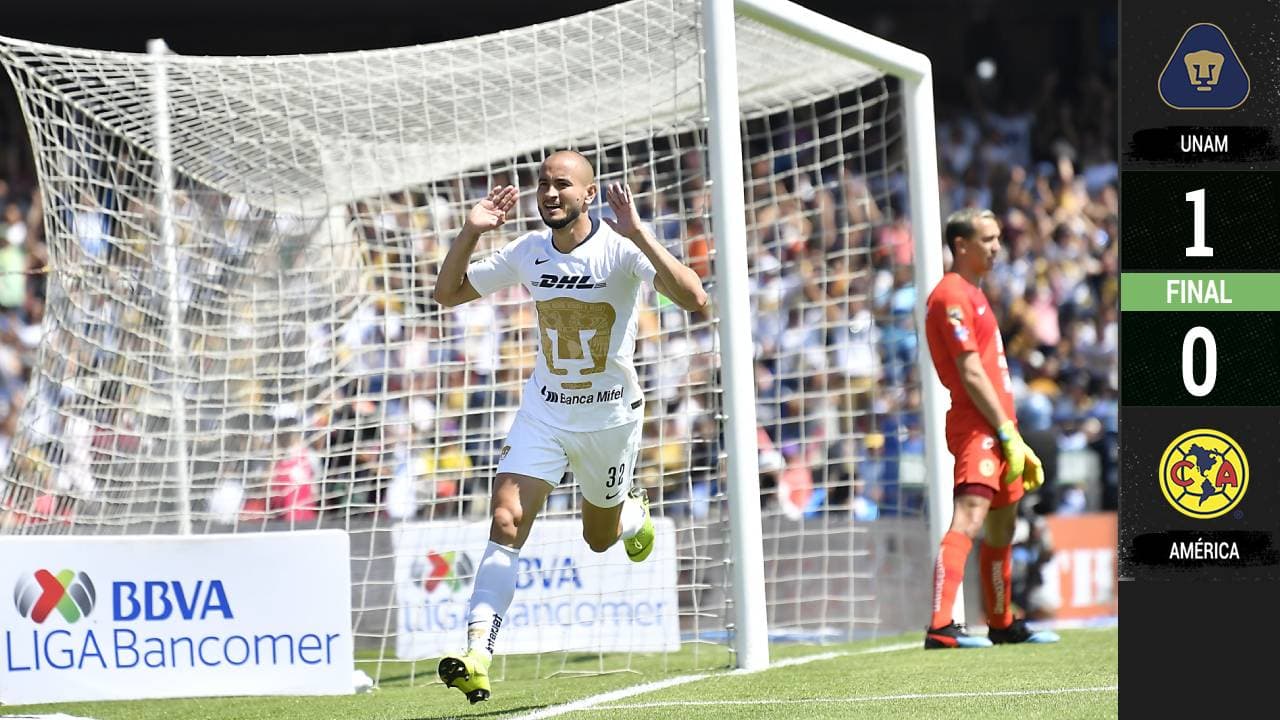 Con poco fútbol, Pumas por fin detuvo la hegemonía del América