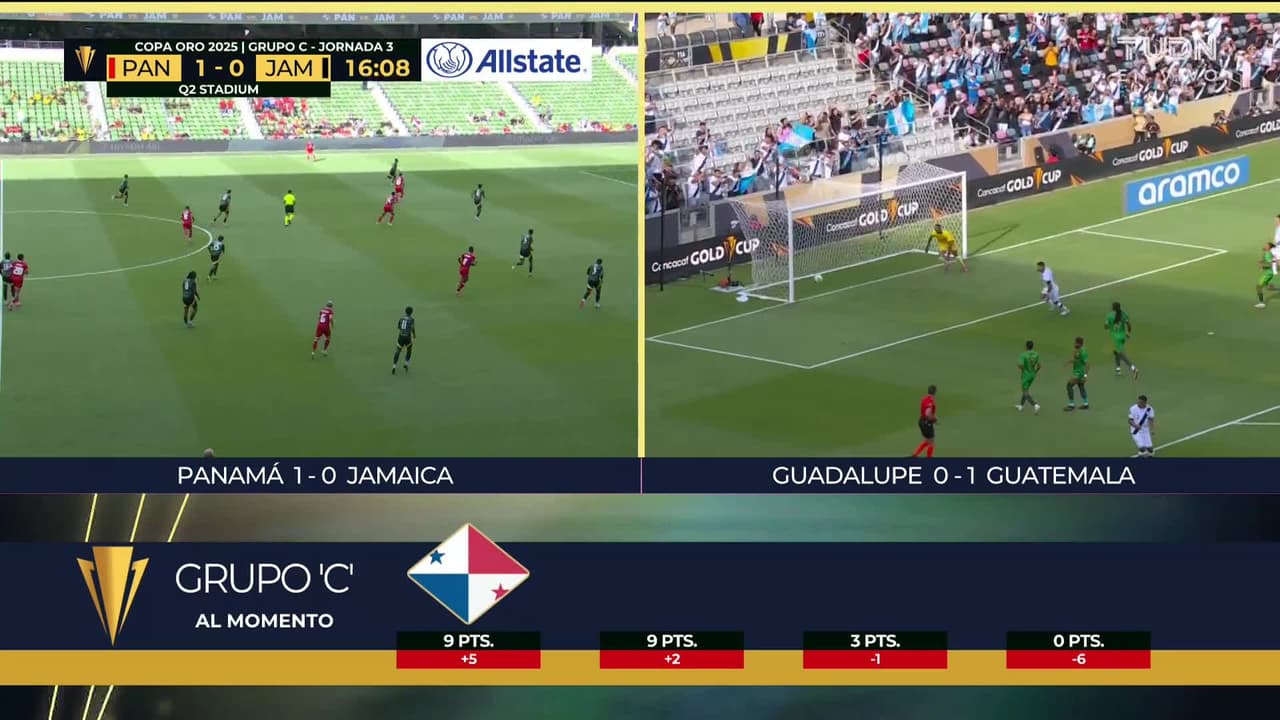 ¡GOL!  anota para Panamá. Ismael Díaz