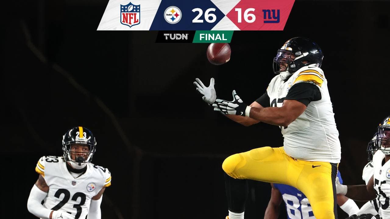 Los Steelers consiguen vencer en calidad de visitantes a los New York Giants.