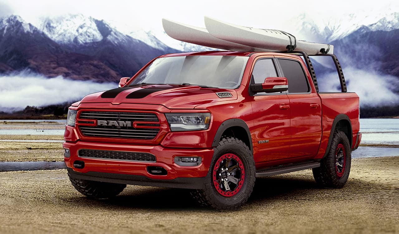 RAM 1500 Big Horn 4x4 Red Flame, es el nombre que Mopar ha dado a esta versión presentada en el
<b> Auto Show de Chicago</b>. La pickup fue personalizada para ser un verdadero vehículo todoterreno y de aventura. Para ello se incorporaron diferentes piezas y accesorios que cambian por completo la imagen de esta quinta generación de la RAM.