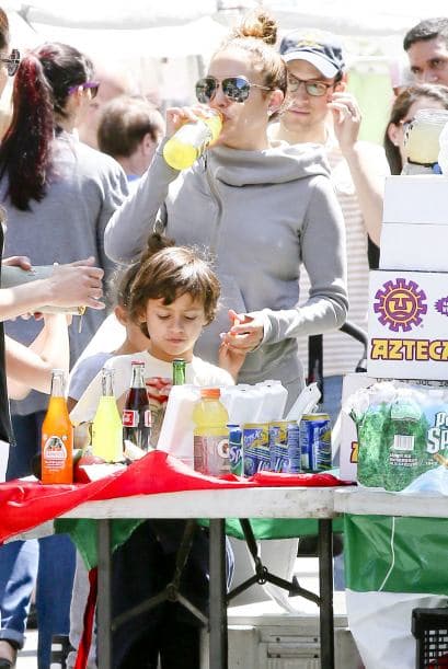 JLo primero se refrescó.