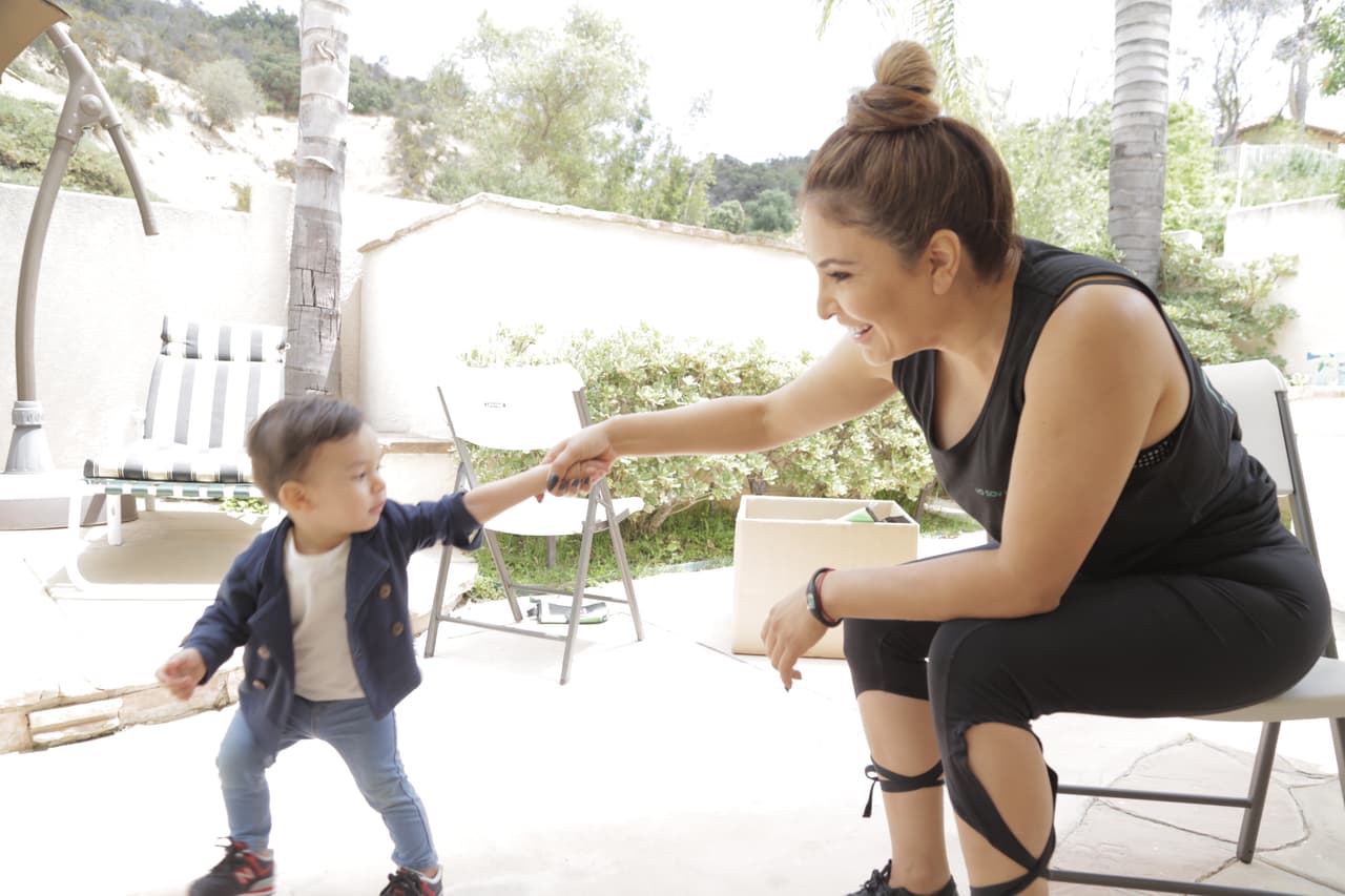 'Estar con Luca es lo que me impusa a seguir adelante'.