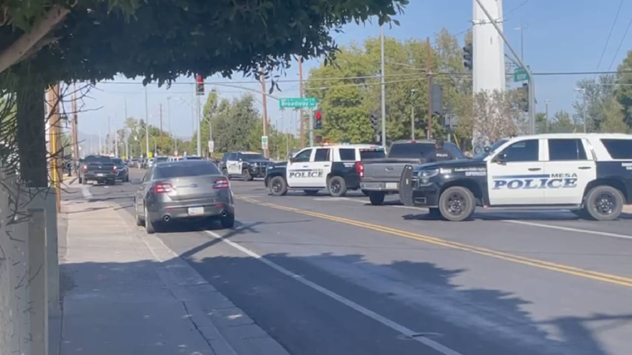 Se registra tiroteo con la policía en Mesa