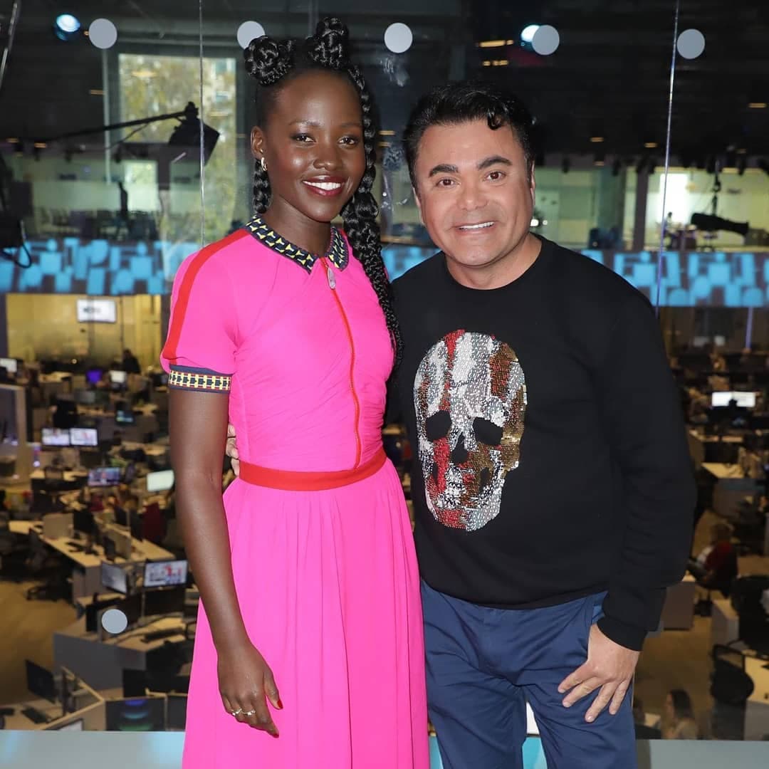 Y en esta recordamos la vez que entrevistó a la actriz ganadora del Oscar, Lupita Nyong’o.