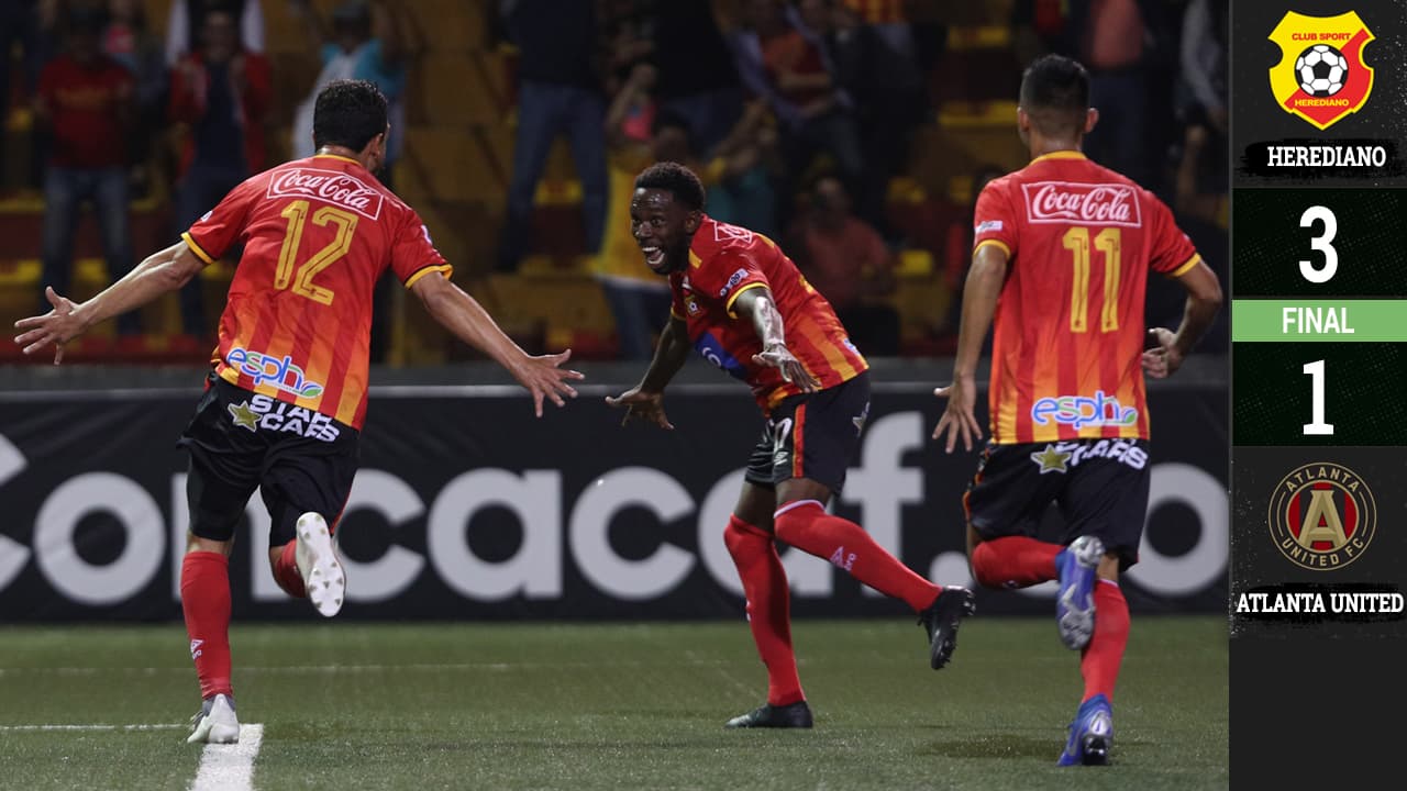 Herediano le pintó la cara al Atlanta United y toma ventaja importante en Concacaf