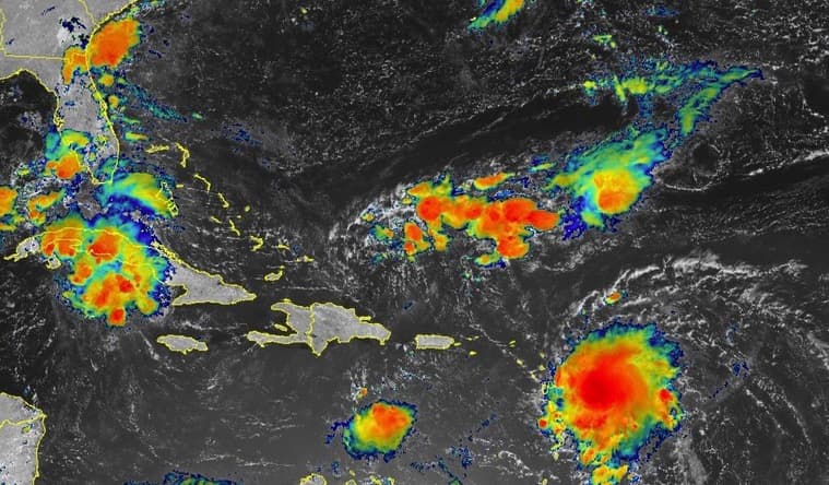 Fred se debilita a onda tropical mientras la tormenta Grace avanza sobre las Antillas Menores