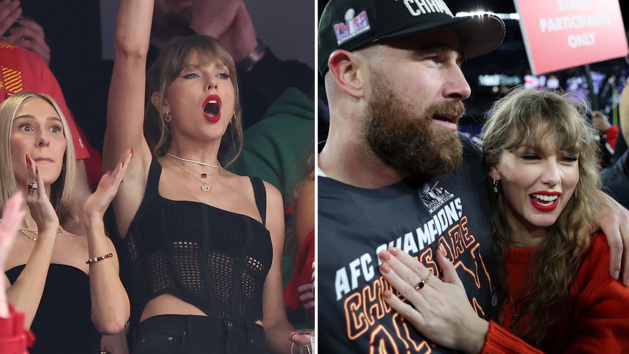 Taylor Swift no le falla a su novio y viajó desde el otro lado del mundo para apoyarlo en el Super Bowl
