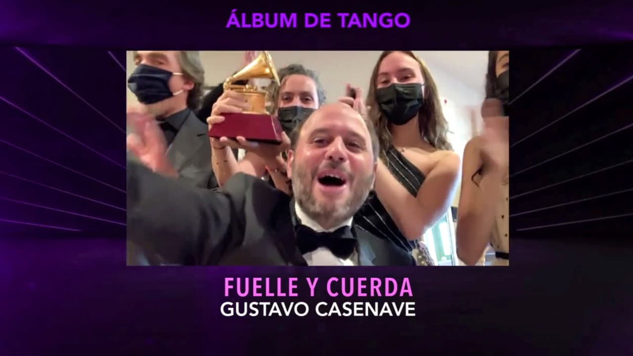 Gustavo Casenave triunfó con su disco ‘Fuelle y cuerda’ en la categoría Mejor Álbum de Tango.