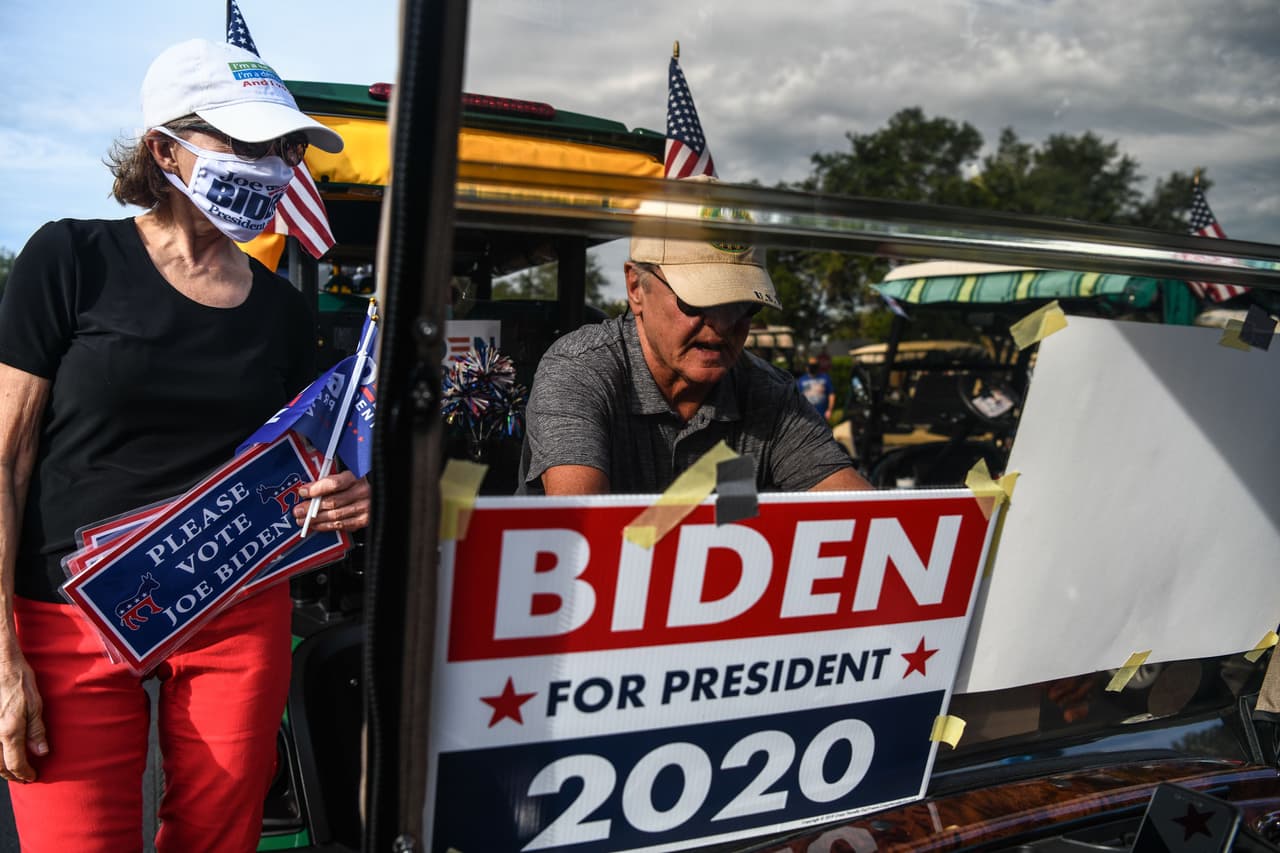 Joe Biden lidera las encuestas entre los votantes de mayor edad