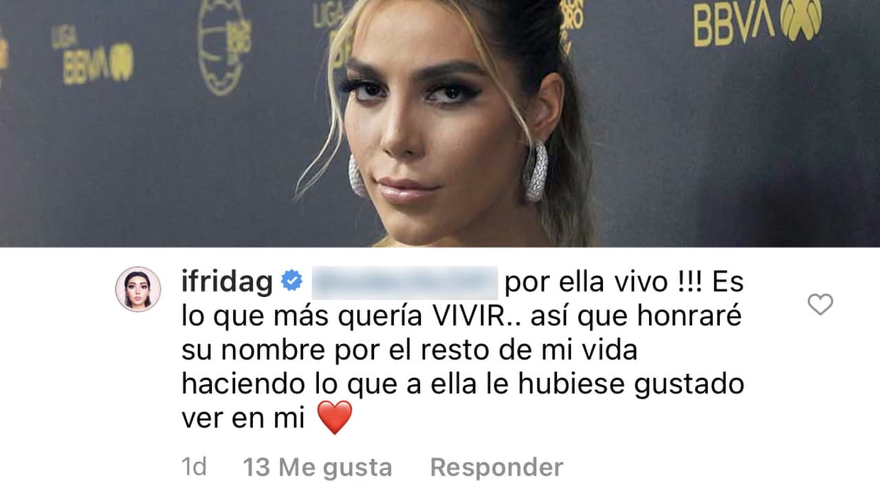 Esta es la primera declaración de Frida Sofía acerca de la muerte de su hermana Natasha Moctezuma