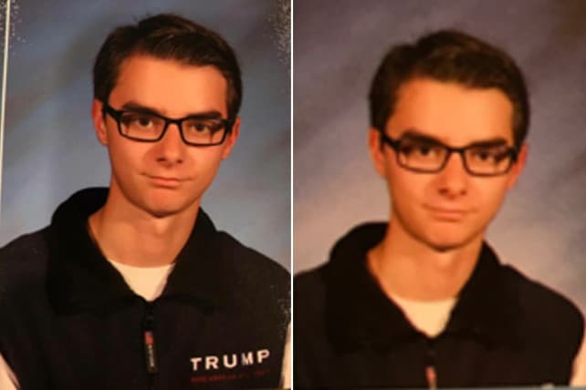 Otra de las fotos manipuladas