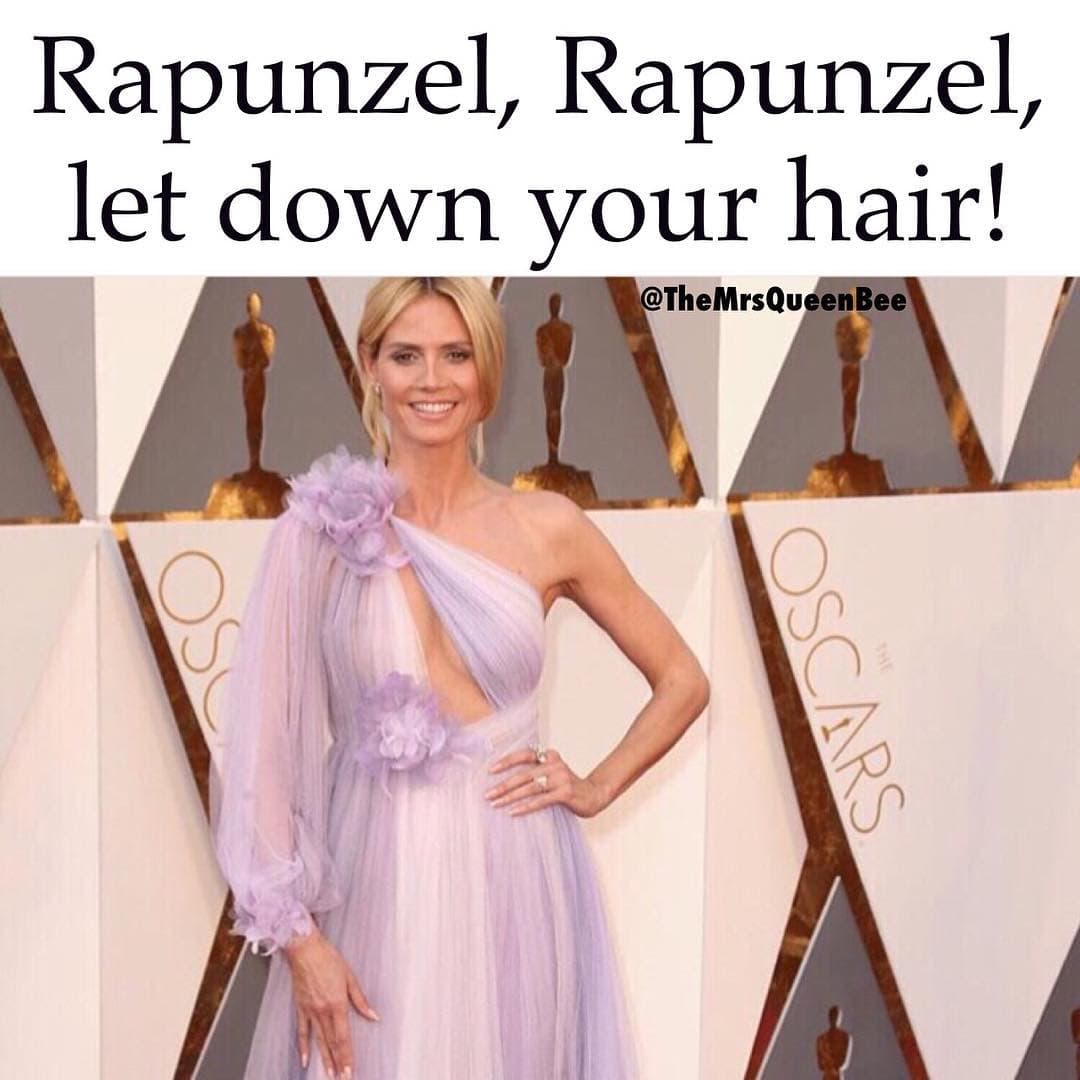 ¿Igualita a la princesa de larga melena?