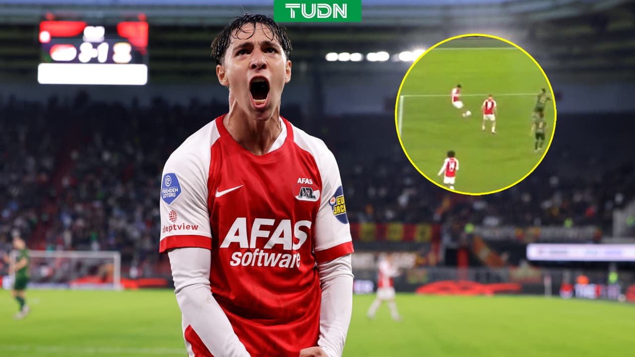 Mateo Chávez se luce con golazo en triunfo AZ Alkmaar