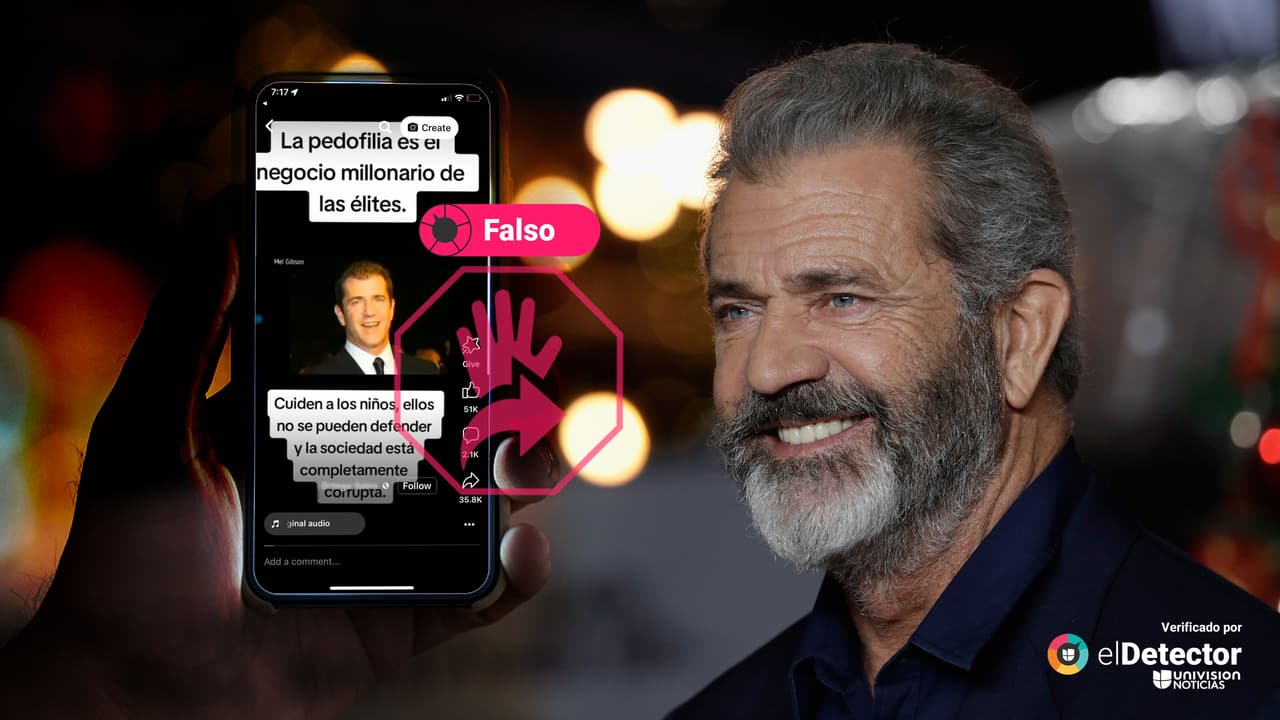 Mel Gibson no acusó a Hollywood de institucionalizar la pedofilia ni de comer carne de niños