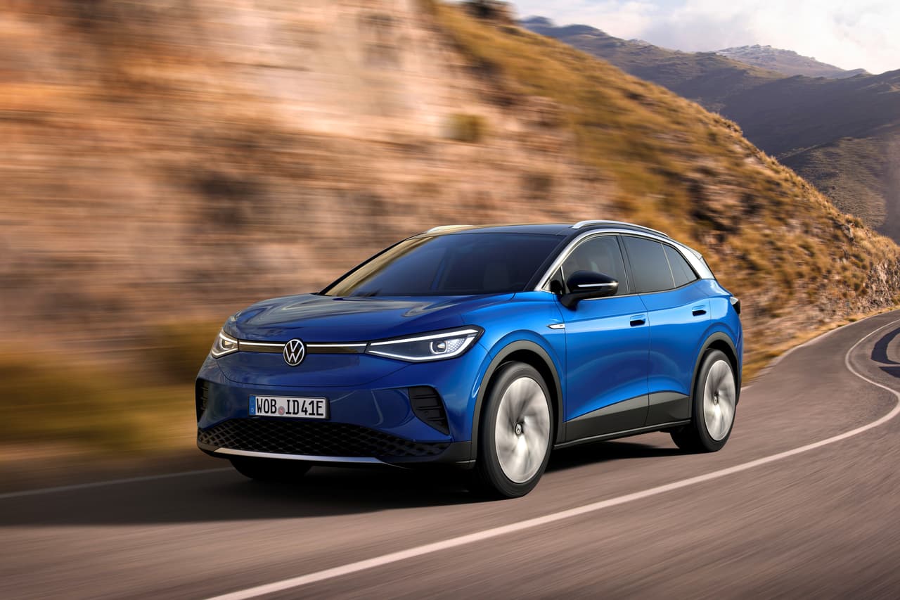 Comparada a la Tiguan, esta SUV eléctrica es 4.6 pulgadas más corta, 1.9 pulgadas más baja y 0.5 pulgadas más ancha. La distancia entre sus ejes también es 0.9 más corta.