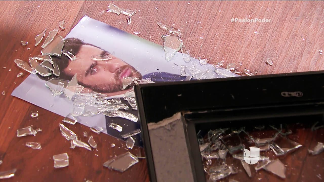 ¡Mira! Destrozó el retrato que tenías en la recámara.