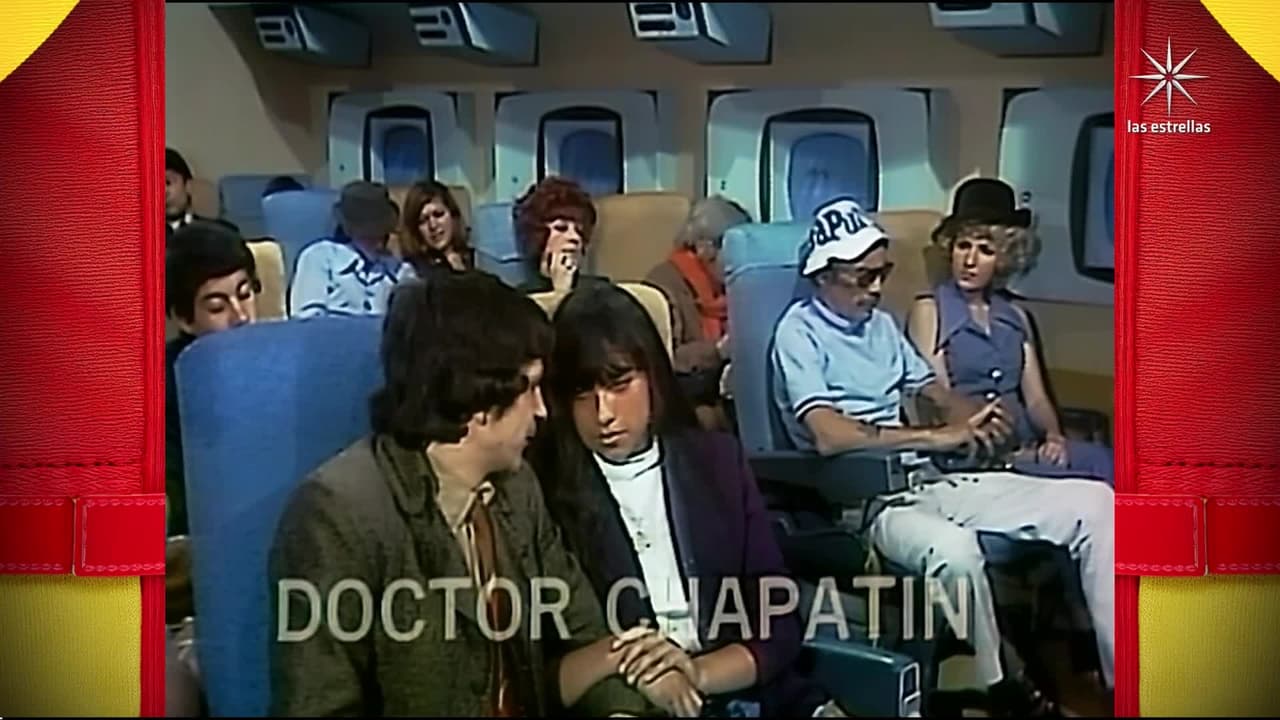 ¡El Dr. Chapatín provoca el caos en un avión!