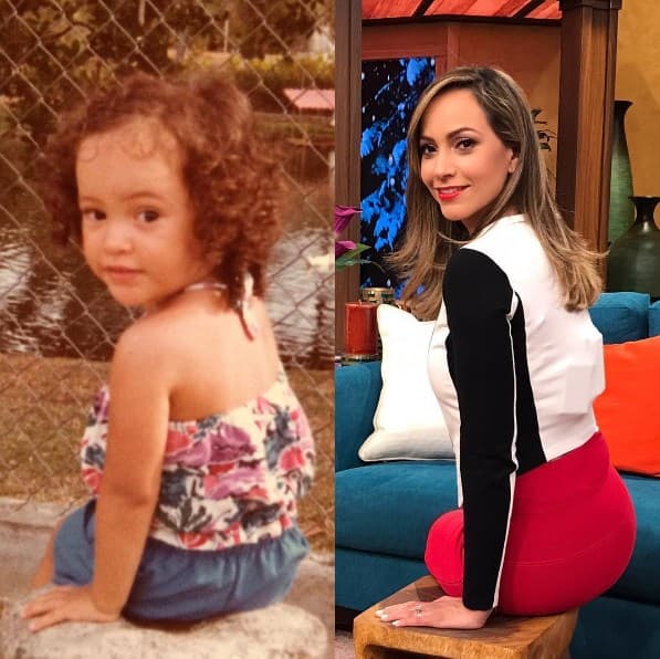 Ayer y hoy. La cámara la asora. Satcha simplemente luce espectacular.