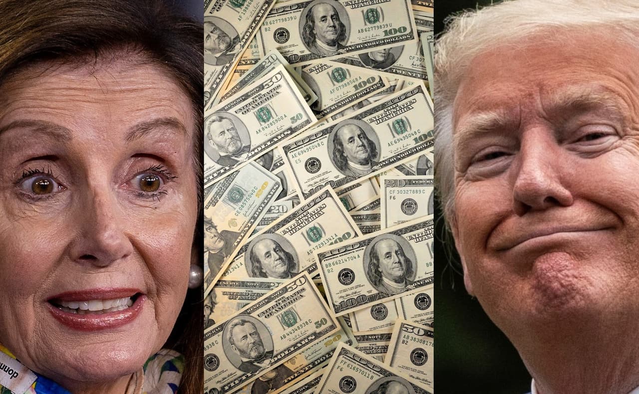 Pelosi pondrá a votación los 2,000 dólares de ayuda por el coronavirus que pide Trump  