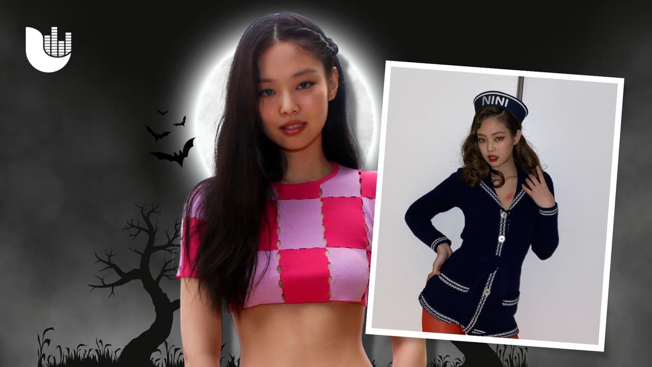 <h2 class="cms-H2-H2">Jennie (BLACKPINK)</h2>
<br>
<br>La rapera se disfrazó de una marinera sexy, con un vestido azul bastante corto, medias rojas y uñas rojas muy largas.