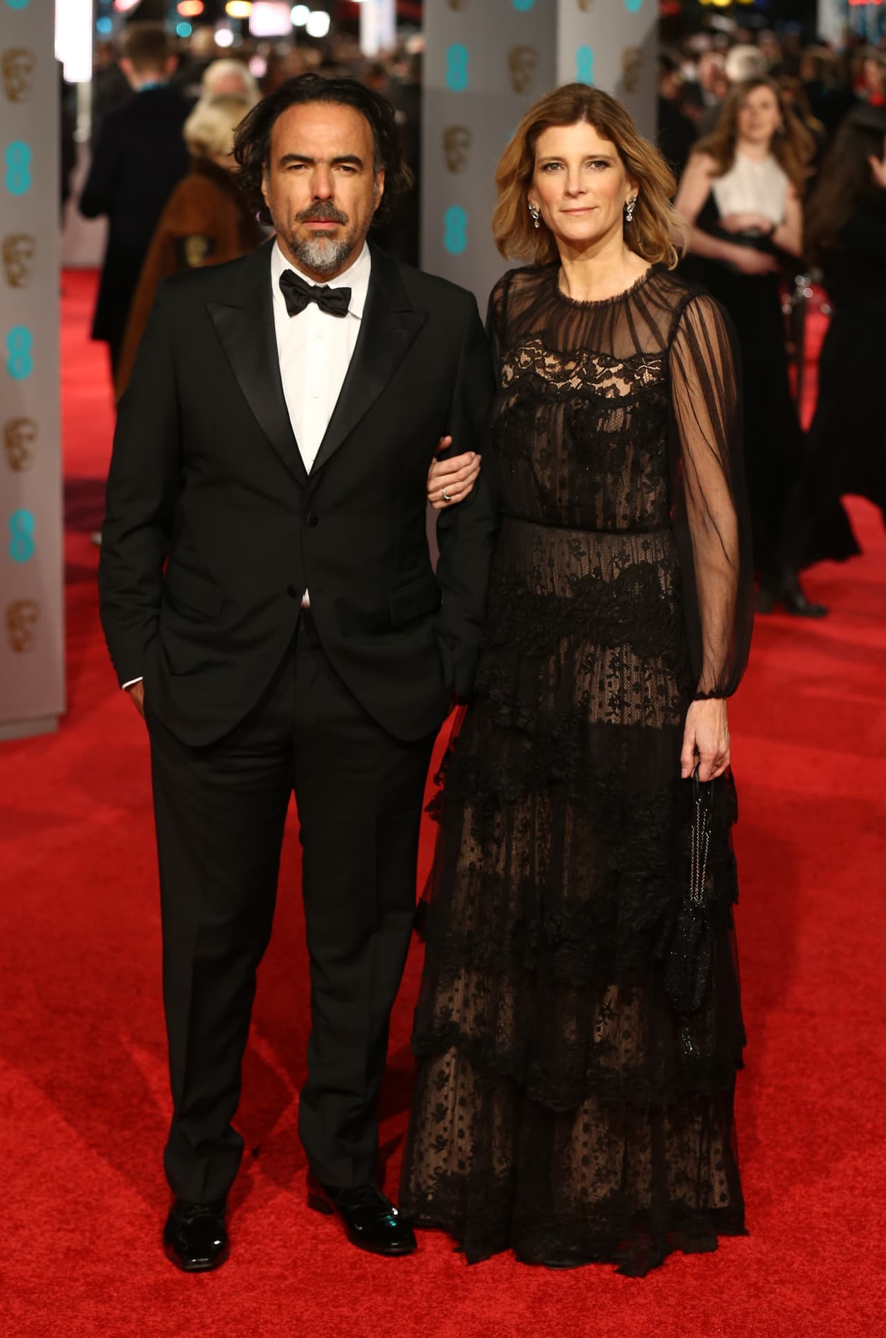Alejandro G. Iñárritu y su esposa María Eladia.