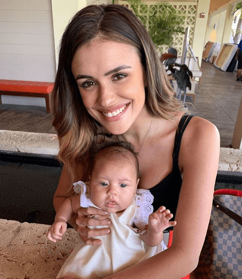 Así es como luce ahora Chloé en sus más de tres meses de nacida.