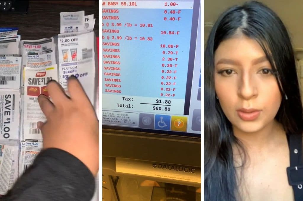 “Ahorrar la verdad es muy sencillo": Hispana se hace viral por ahorrar con cupones y explica cómo puedes iniciar