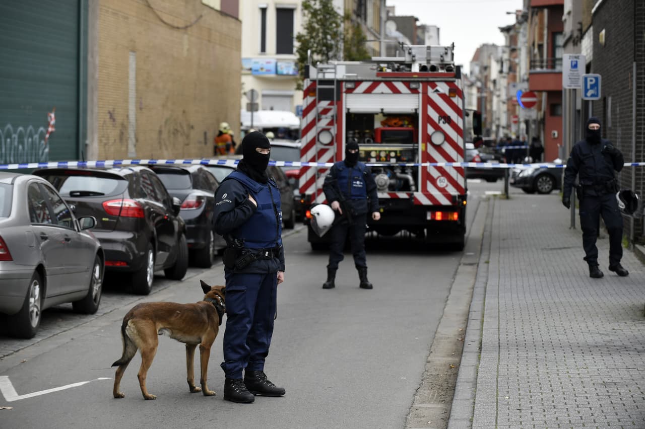 Este lunes hubo una operación policial en Molenbeek.