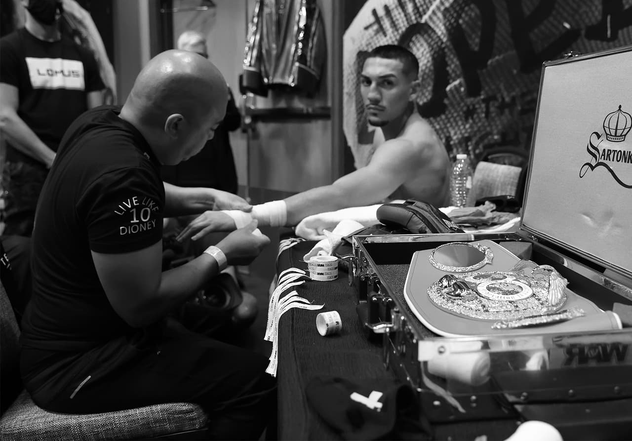 Así se vivieron los instantes previos al combate por la unificación de los títulos CMB, AMB, OMB y FIB.