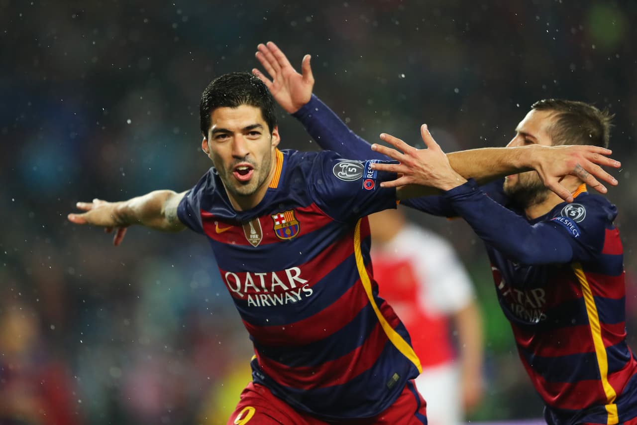 Luis Suárez hizo un golazo