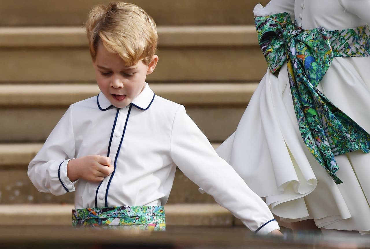 En este caso, el primogénito del príncipe William y Kate Middleton, el príncipe George.
<br>