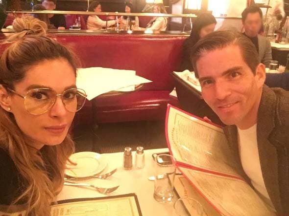 Galilea Montijo y Fernando Reina disfrutaron de una última cena en uno de sus restaurantes favoritos en Nueva York, antes de regresar a casa.