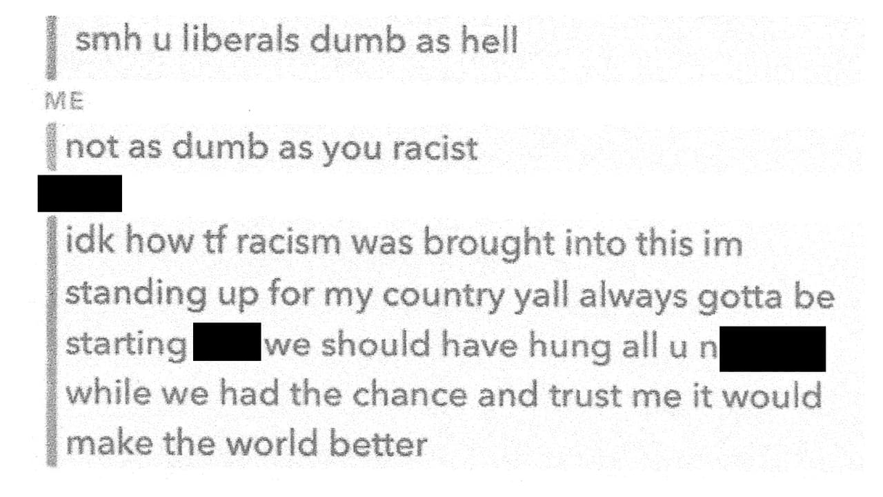 “Debimos haberlos colgado cuando tuvimos la oportunidad”: el mensaje racista que recibió una estudiante en Texas