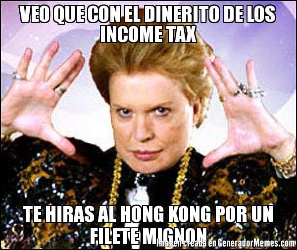 Y nunca pueden faltar los que se van de viaje con el dinero que reciben.