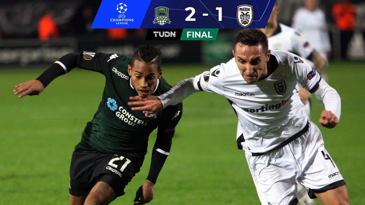Krasnodar pega primero al PAOK de Grecia
