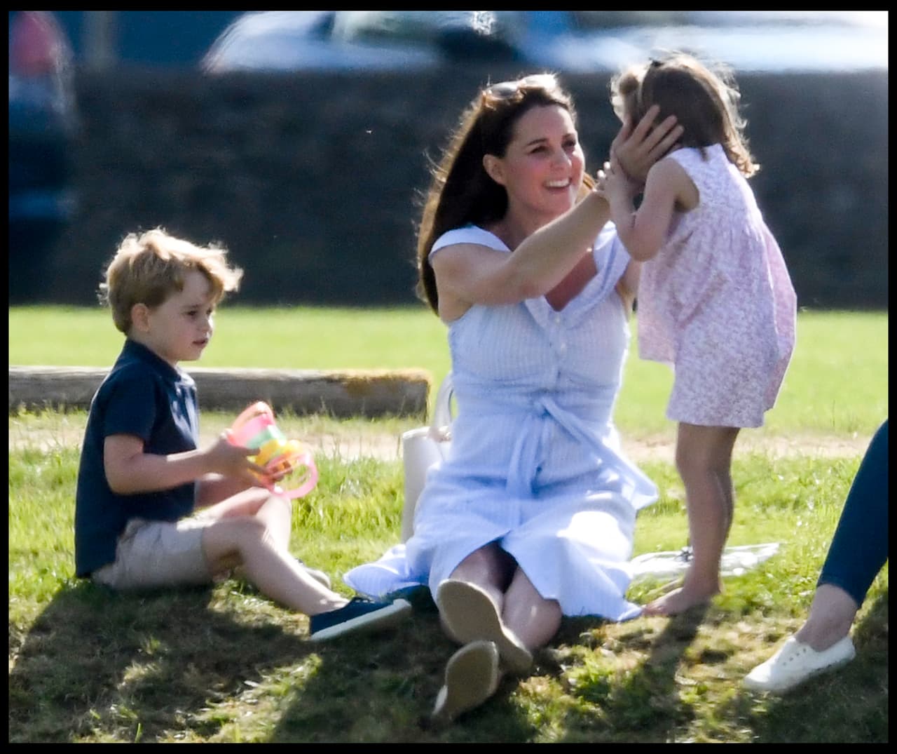 La princesa Charlotte también quedó extenuada.
