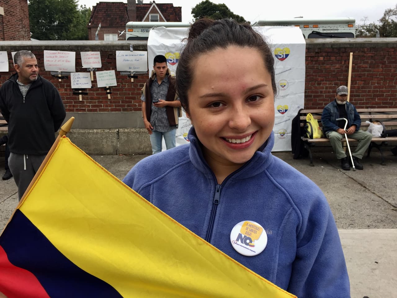 Oriana Román votó "no" porque "los acuerdos exoneran a las FARC de sus crímenes", afirmó.