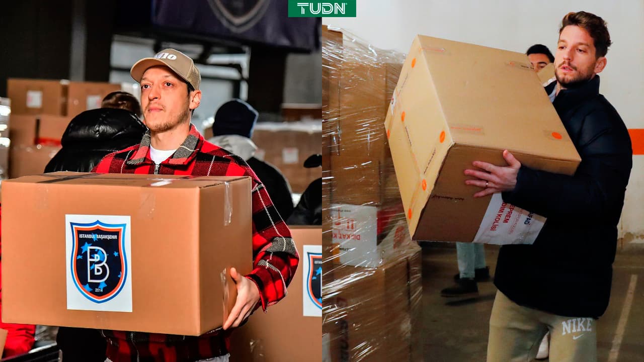 Mesut Ozil y Dries Mertens se unen a la ayuda por víctimas del terremoto en Turquía y Siria