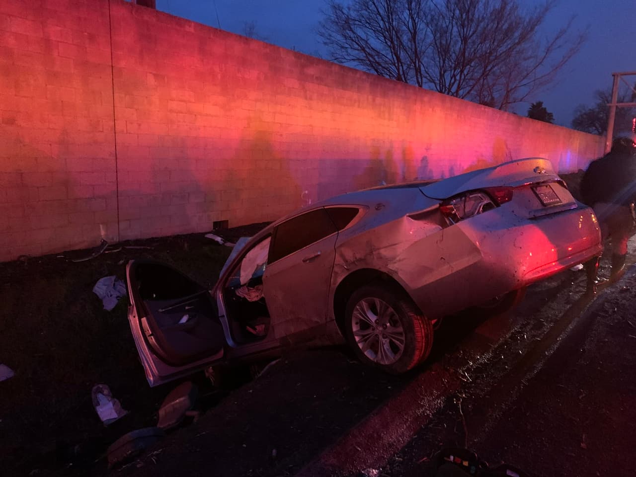 Tres personas gravemente lesionadas tras fuerte accidente sobre la I-80