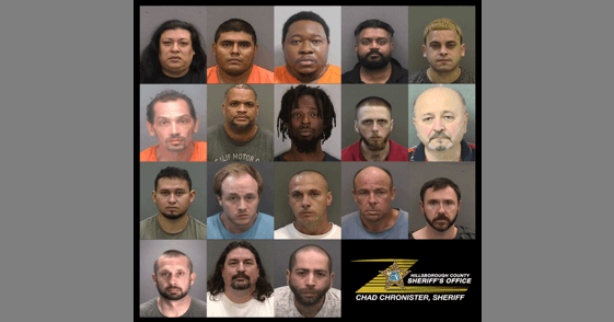 Arrestan a 18 sospechosos durante "Operación Wanderlus": buscaban encuentros sexuales con menores en el condado de Hillsborough