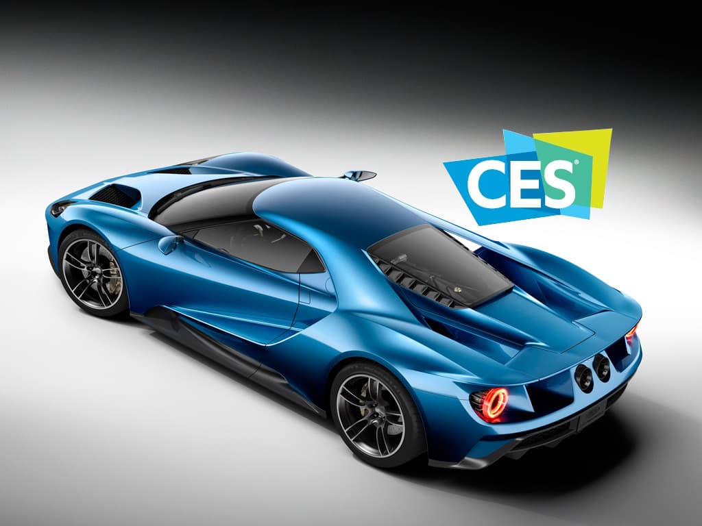 El Ford GT, vehículo oficial del CES 2016