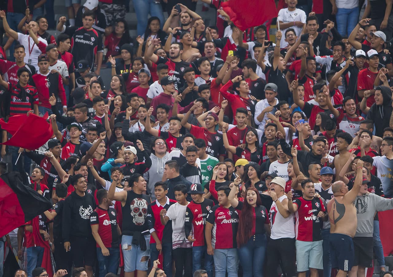 Los aficionados de Atlas asistieron en gran cantidad al Jalisco, ilusionados con el primer triunfo de los 'Zorros' en la temporada.