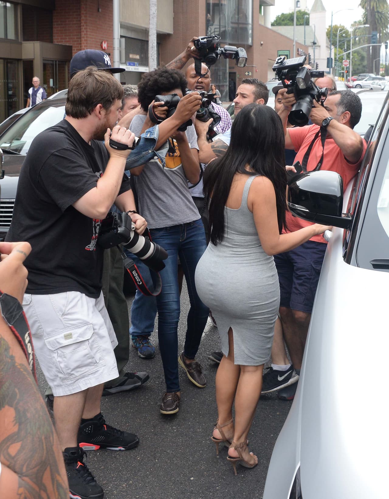 Apenas la dejaban caminar.